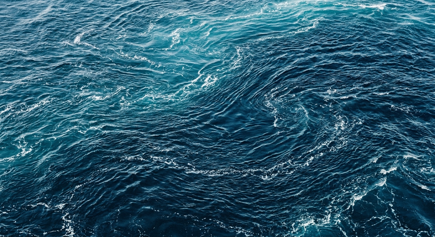 Open ocean, independent perspective